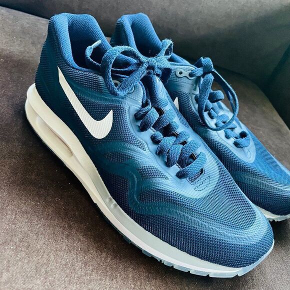 NEW Dark Navy NIKE AIR MAX NikeID Customs Mens 8 US Womens 39 EUR - Picture 1 of 10
